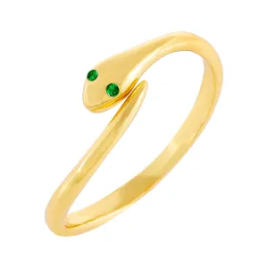 CZ Snake Wrap Ring