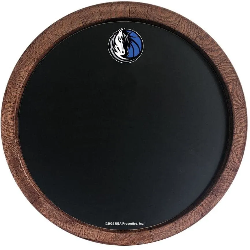 Dallas Mavericks: Chalkboard "Faux" Barrel Top Sign
