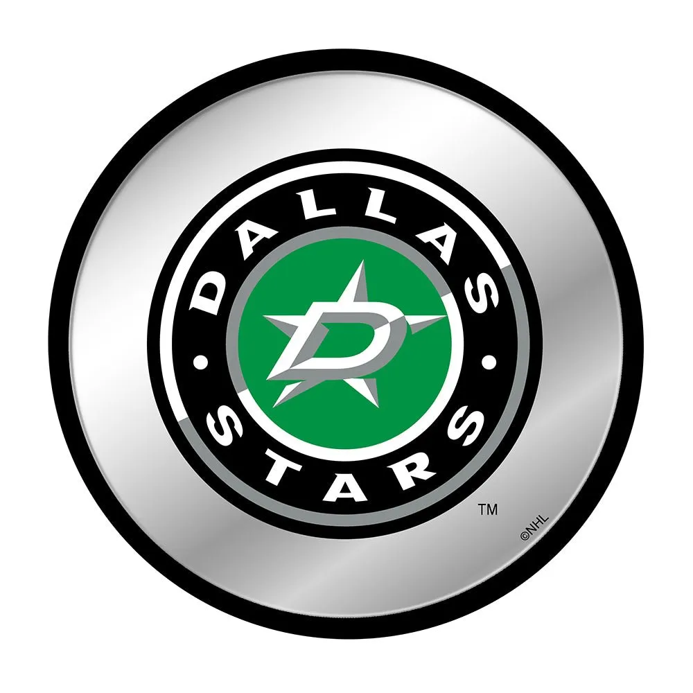 Dallas Stars: Secondary Logo - Modern Disc Mirrored Wall Sign