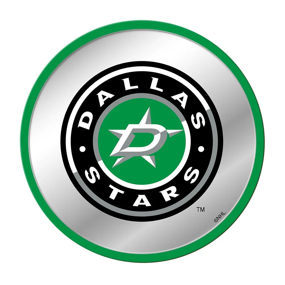 Dallas Stars: Secondary Logo - Modern Disc Mirrored Wall Sign