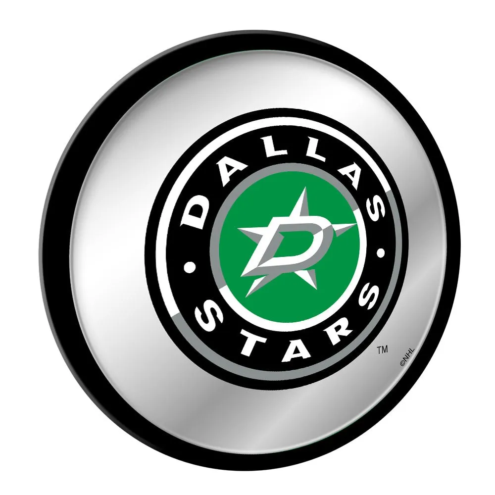 Dallas Stars: Secondary Logo - Modern Disc Mirrored Wall Sign
