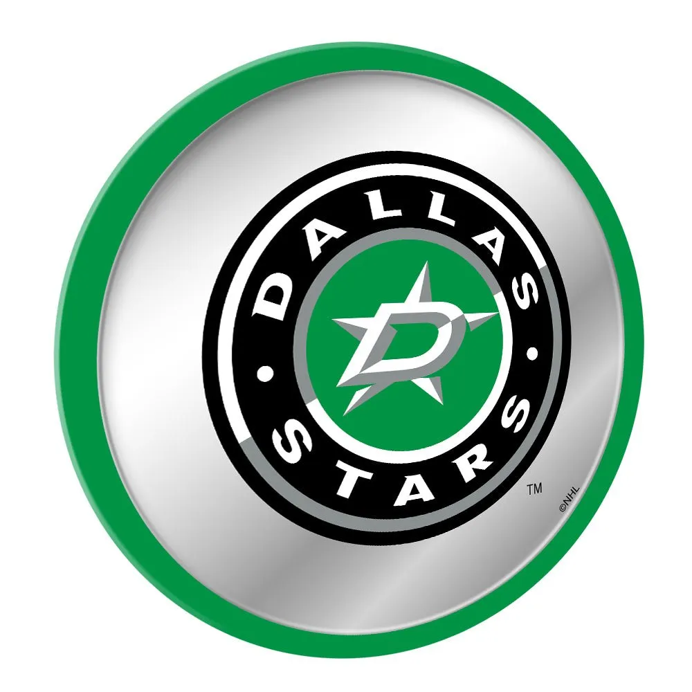Dallas Stars: Secondary Logo - Modern Disc Mirrored Wall Sign