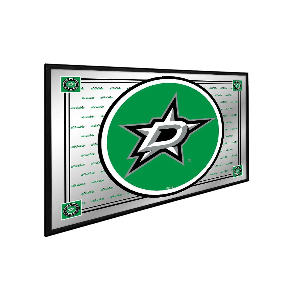Dallas Stars: Team Spirit - Framed Mirrored Wall Sign