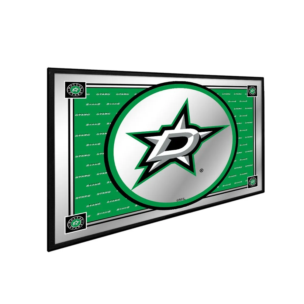 Dallas Stars: Team Spirit - Framed Mirrored Wall Sign