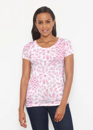 Daybreak Pink (8073) ~ Short Sleeve Scoop Shirt