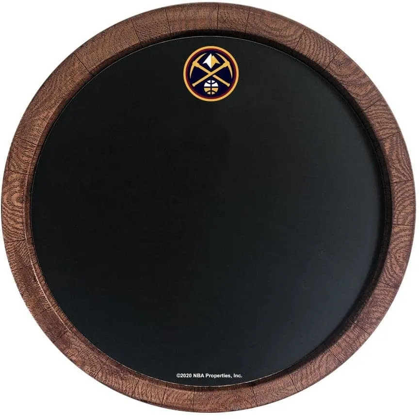 Denver Nuggets: Chalkboard "Faux" Barrel Top Sign