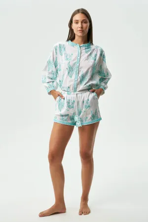 DETRIA SHORTS - SOLID COLOR ARUBA