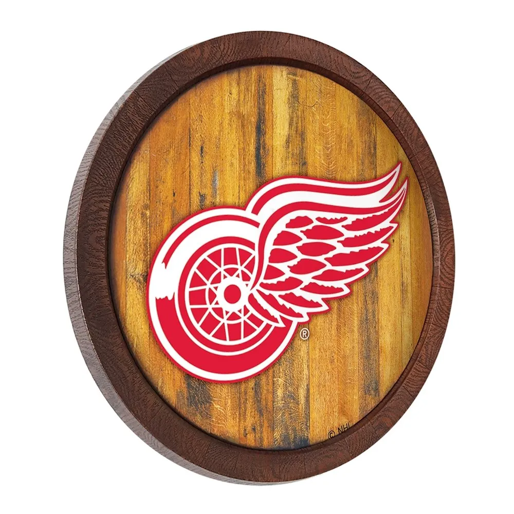 Detroit Red Wings: "Faux" Barrel Top Sign
