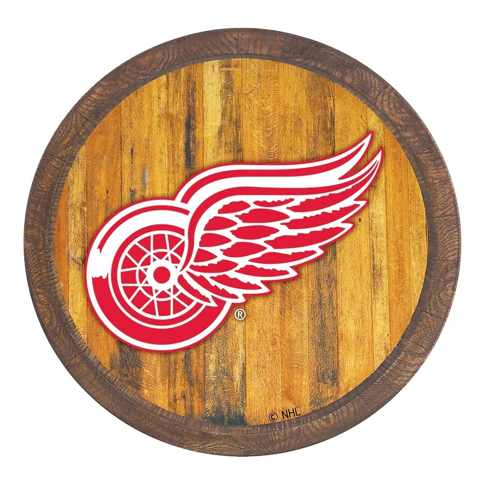 Detroit Red Wings: "Faux" Barrel Top Sign