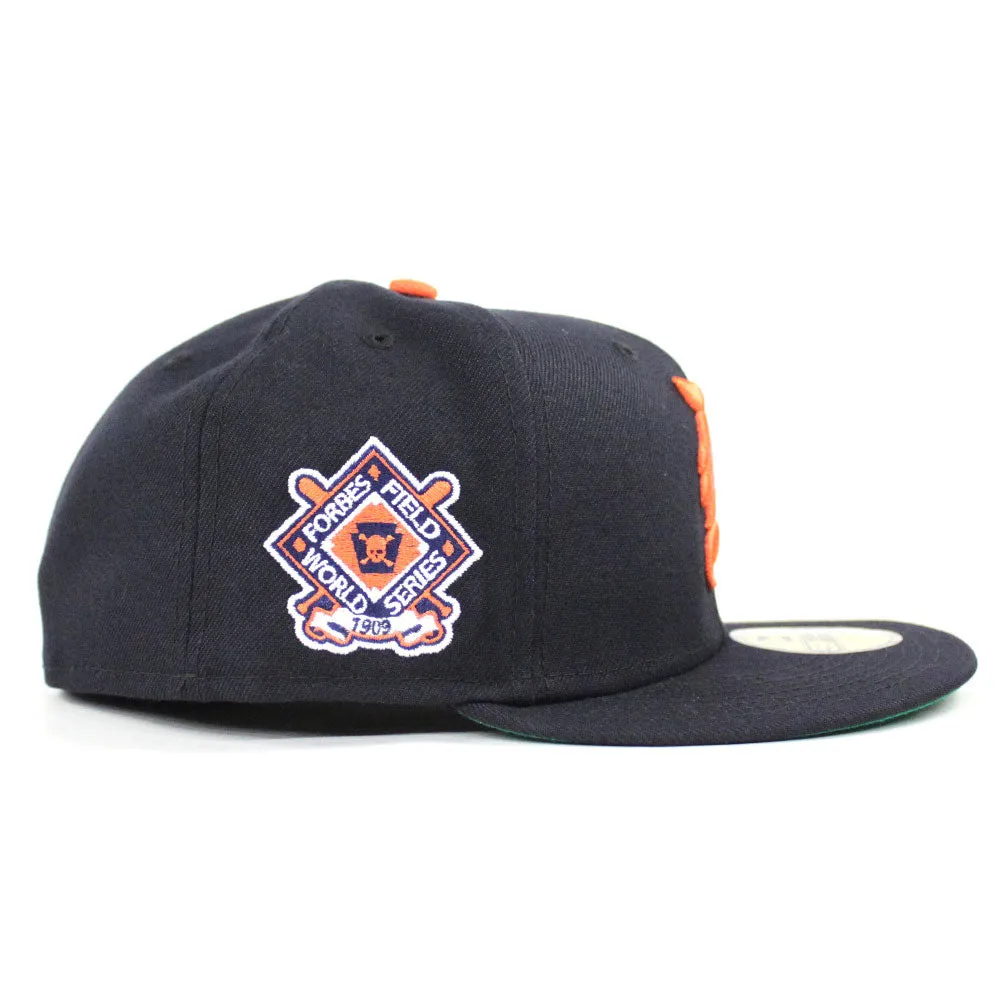 Detroit Tigers 1909 World Series New Era 59Fifty Fitted Hat (Navy Green Under Brim)