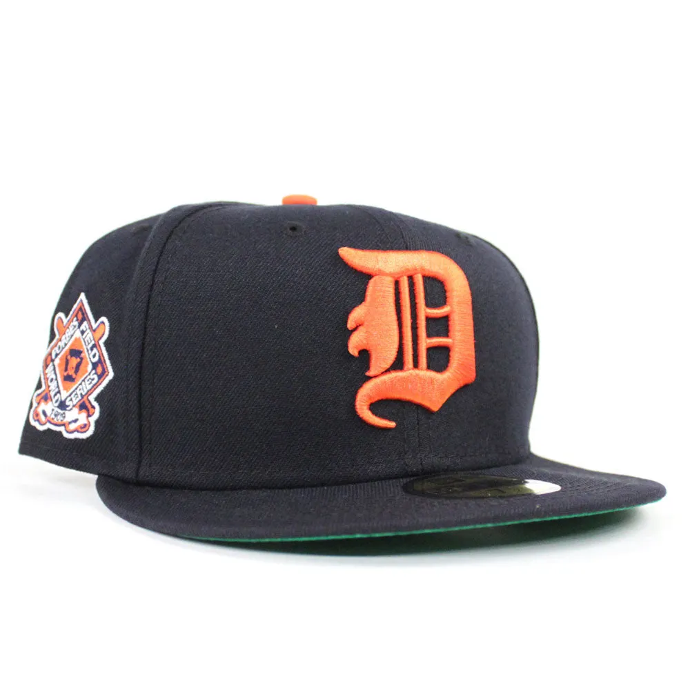 Detroit Tigers 1909 World Series New Era 59Fifty Fitted Hat (Navy Green Under Brim)