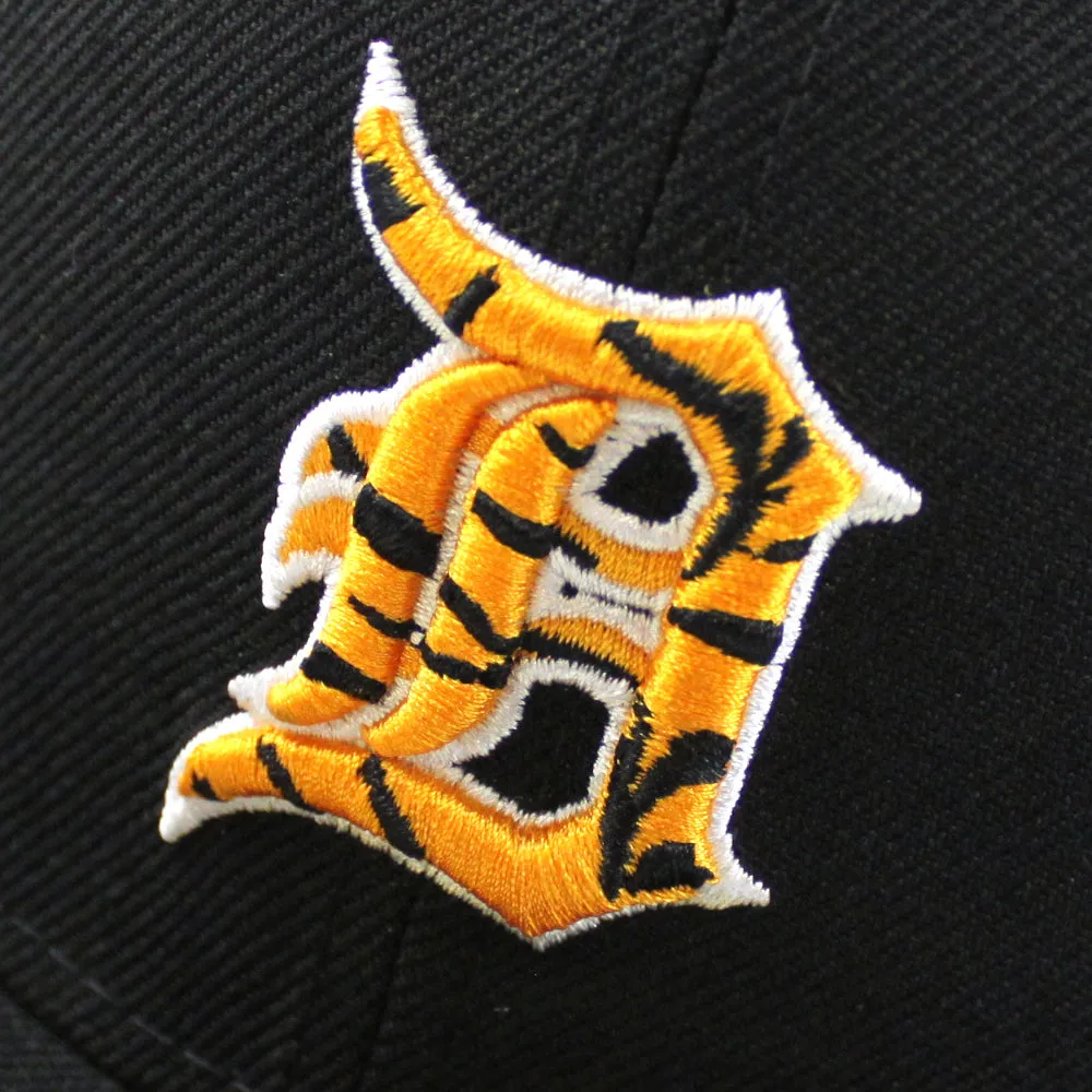 Detroit Tigers Tiger TIGERFILL New Era 59Fifty Fitted Hat (Black Orange Under Brim)