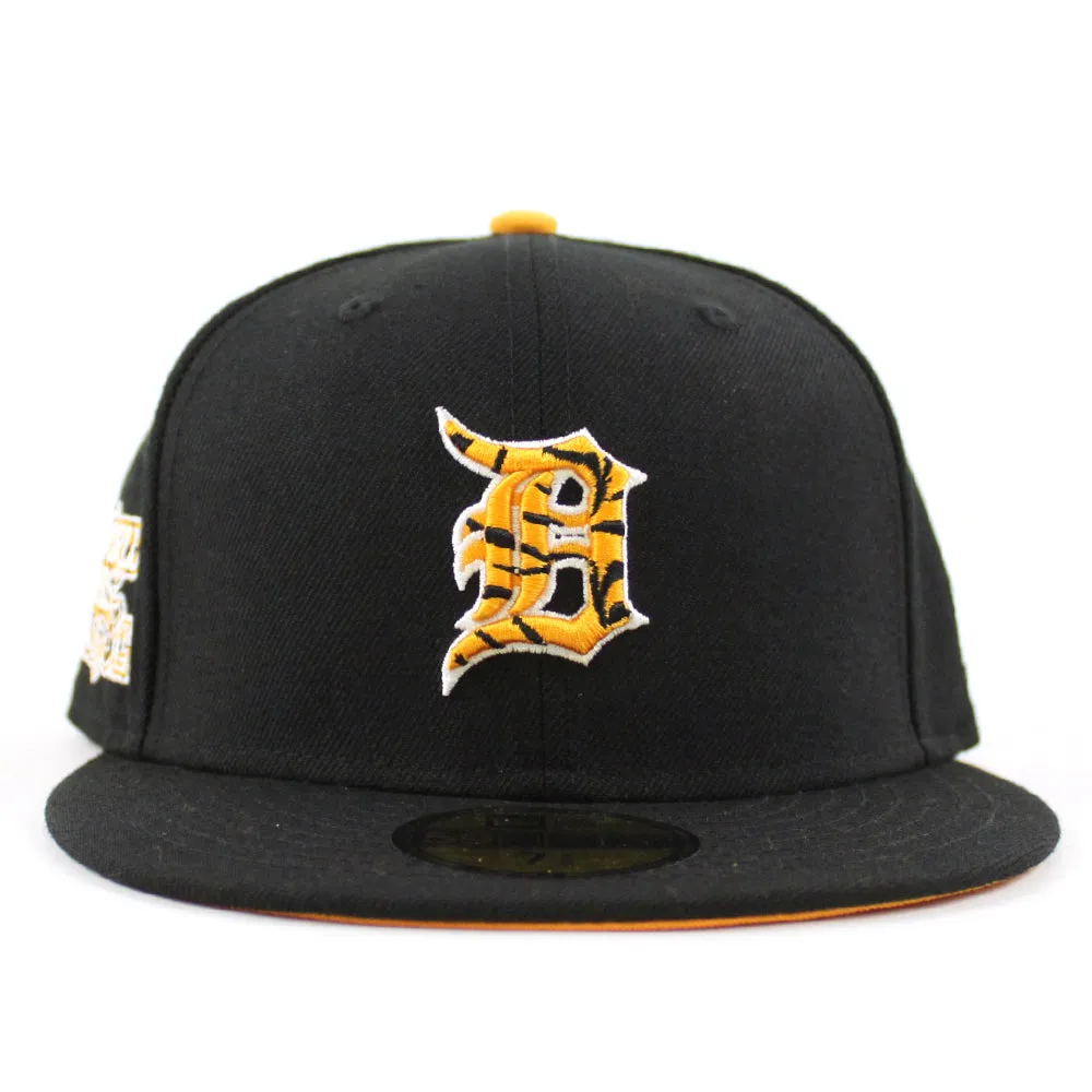 Detroit Tigers Tiger TIGERFILL New Era 59Fifty Fitted Hat (Black Orange Under Brim)