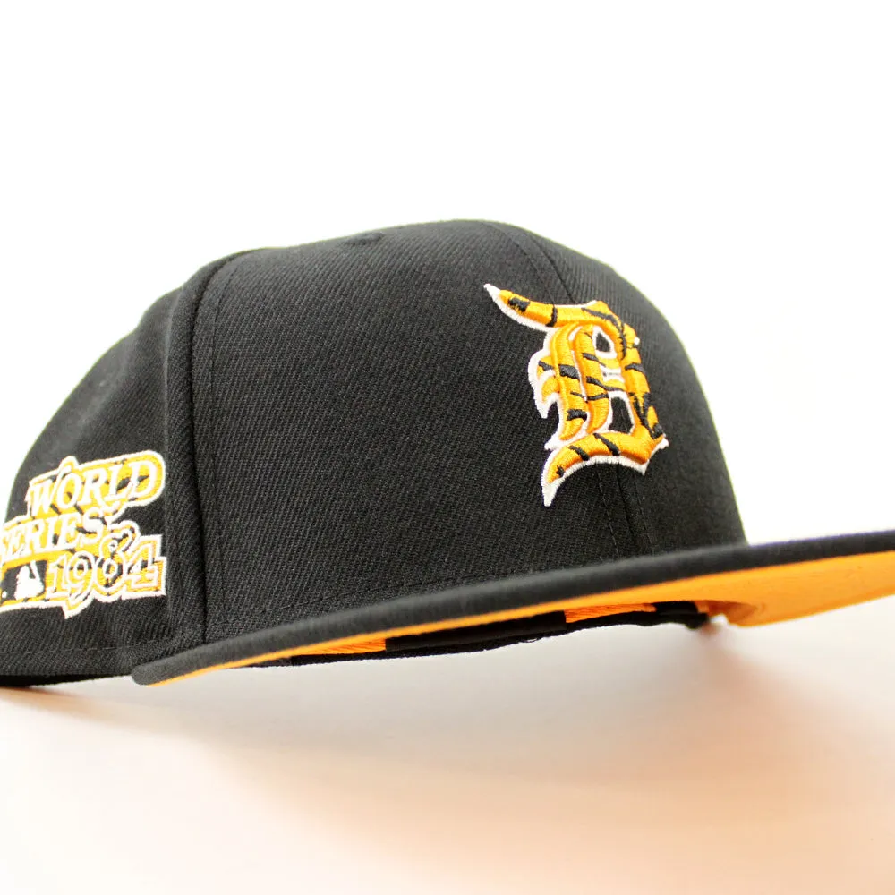 Detroit Tigers Tiger TIGERFILL New Era 59Fifty Fitted Hat (Black Orange Under Brim)