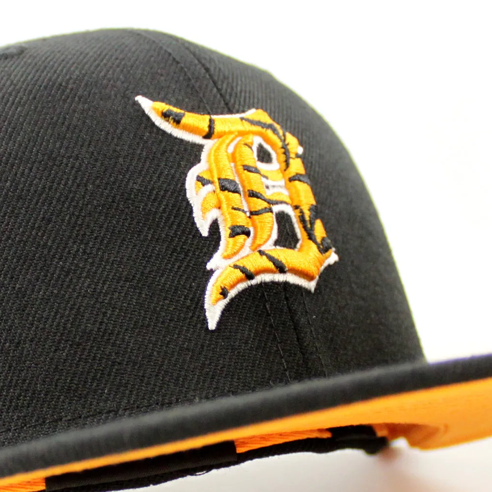 Detroit Tigers Tiger TIGERFILL New Era 59Fifty Fitted Hat (Black Orange Under Brim)