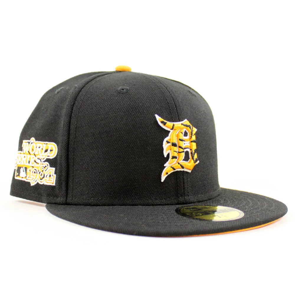Detroit Tigers Tiger TIGERFILL New Era 59Fifty Fitted Hat (Black Orange Under Brim)