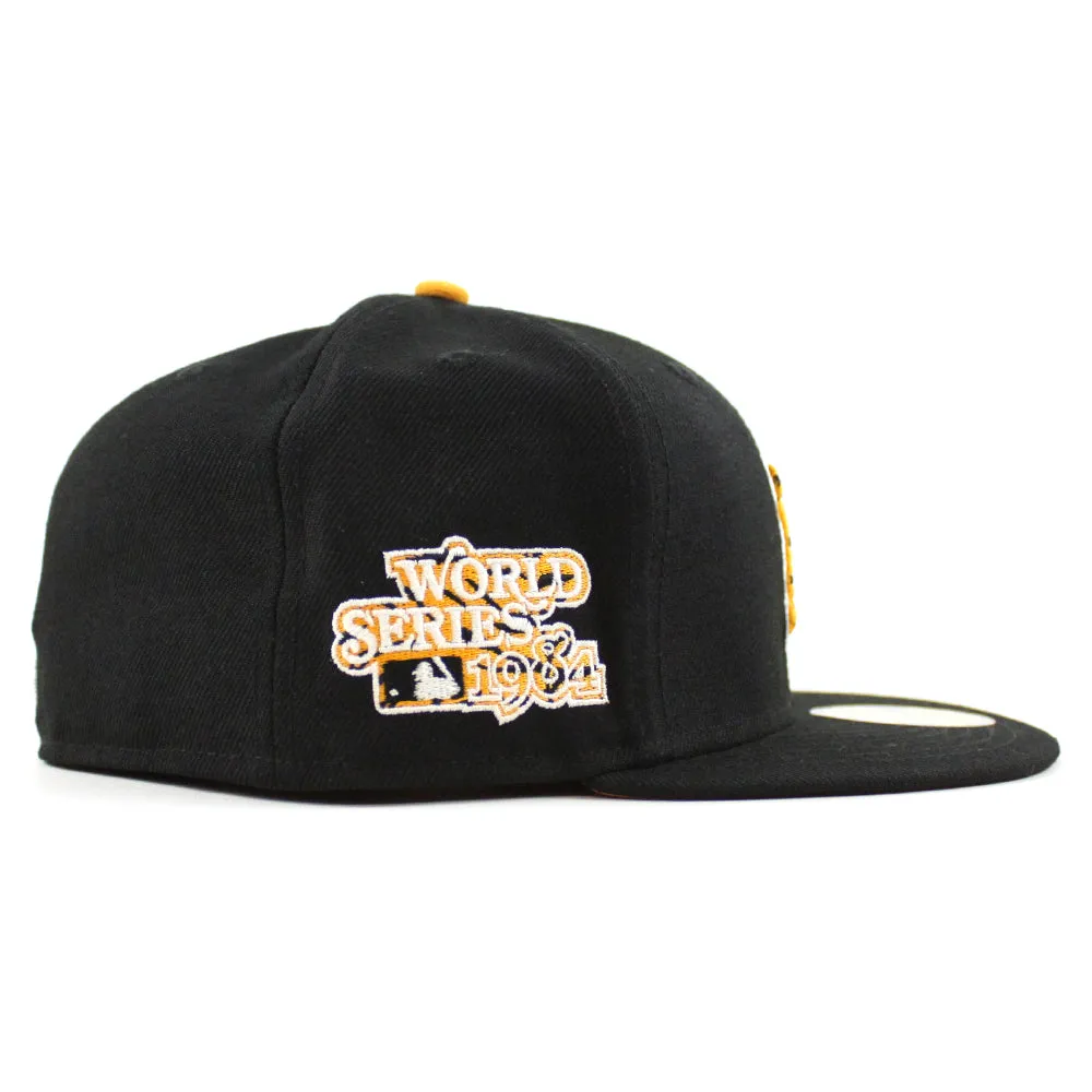 Detroit Tigers Tiger TIGERFILL New Era 59Fifty Fitted Hat (Black Orange Under Brim)