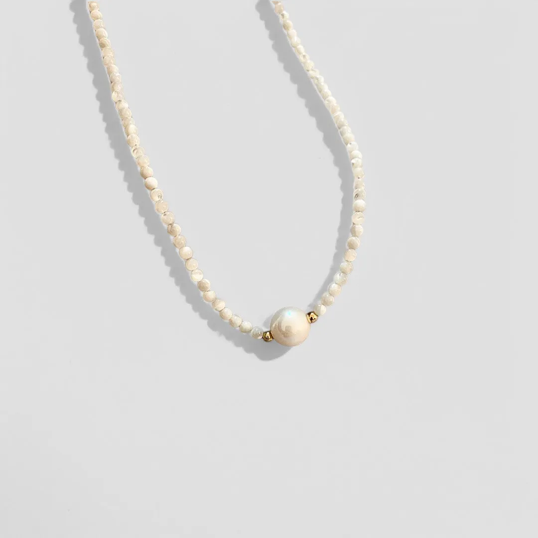 Diora™ | Elegant Pearl Necklace