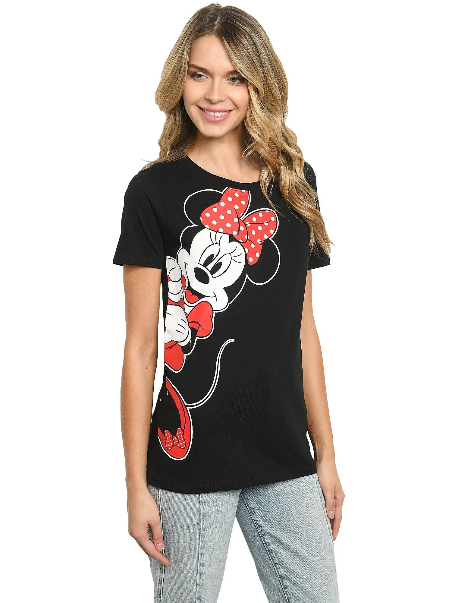 Disney Womens Mickey and Minnie Mouse T-Shirt & Leggings 2-Piece Loungewear Set
