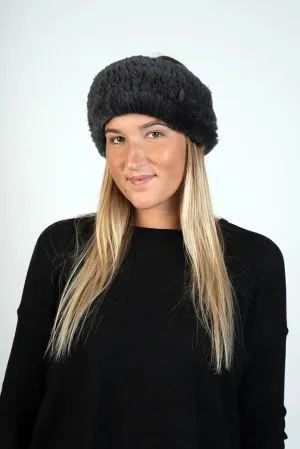 Dyed Knitted Rex Headband