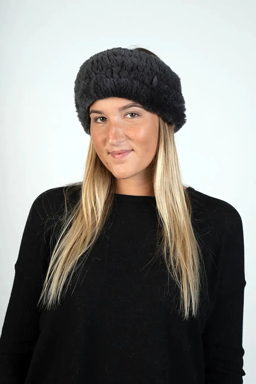 Dyed Knitted Rex Headband