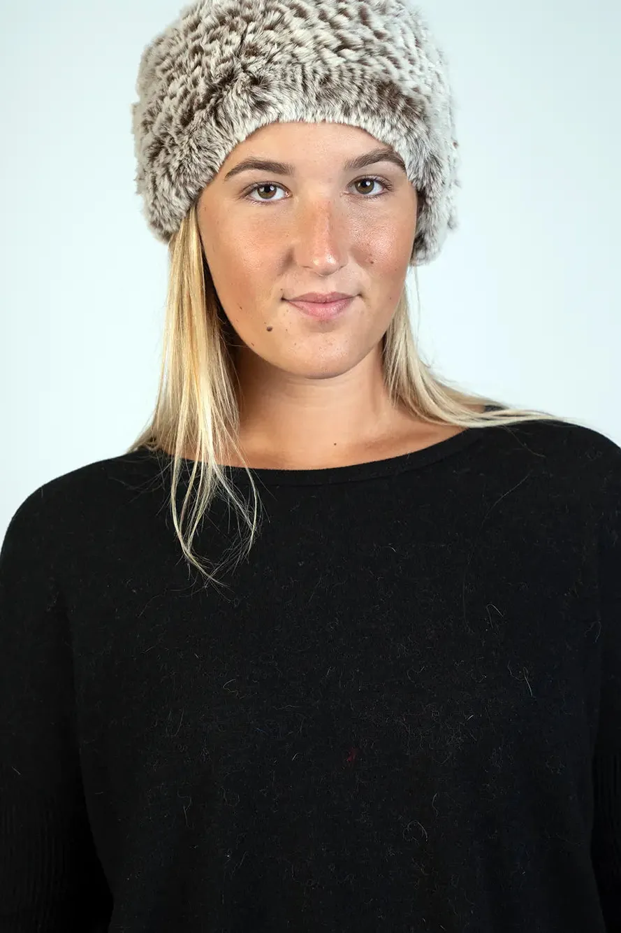 Dyed Knitted Rex Headband