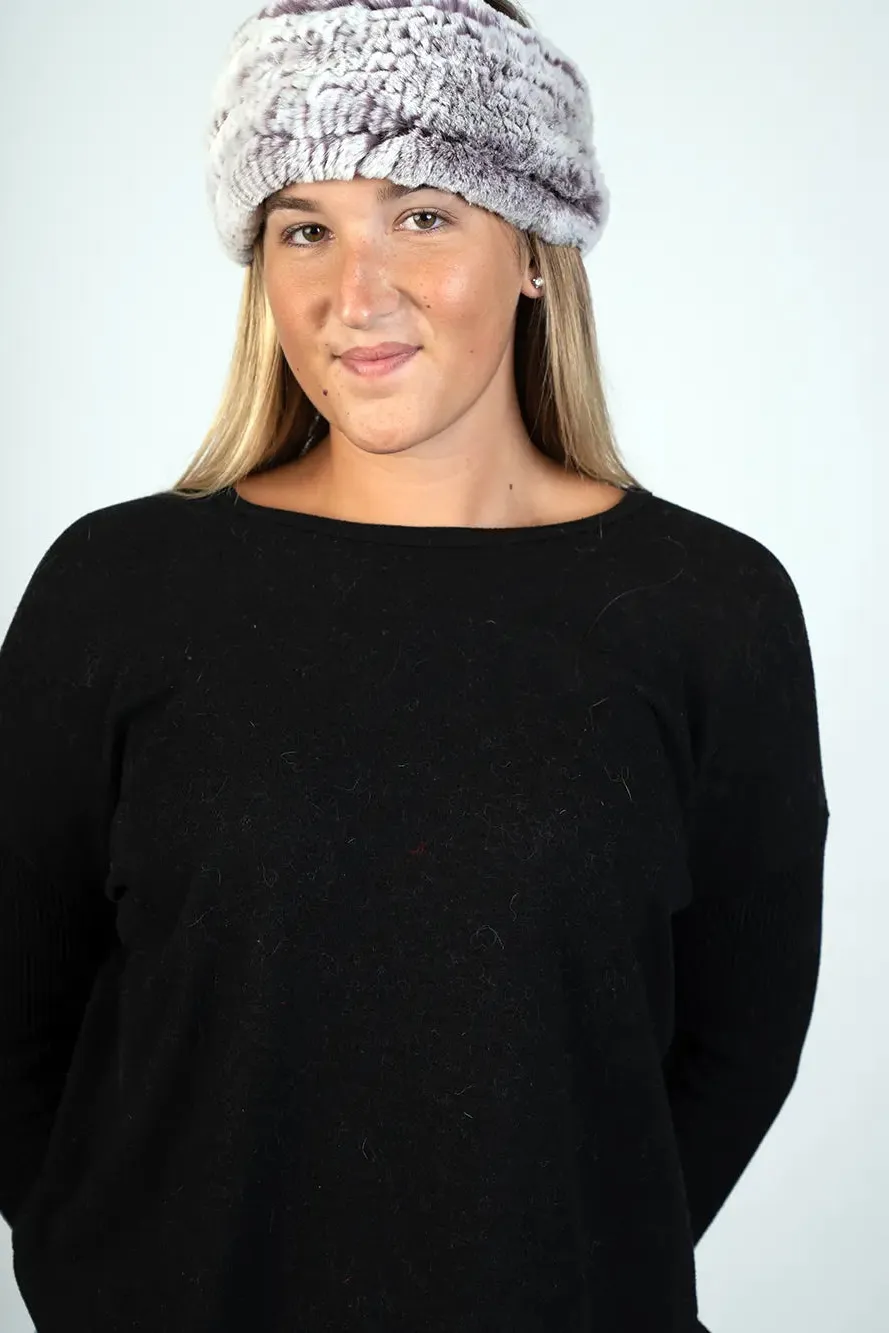 Dyed Knitted Rex Headband