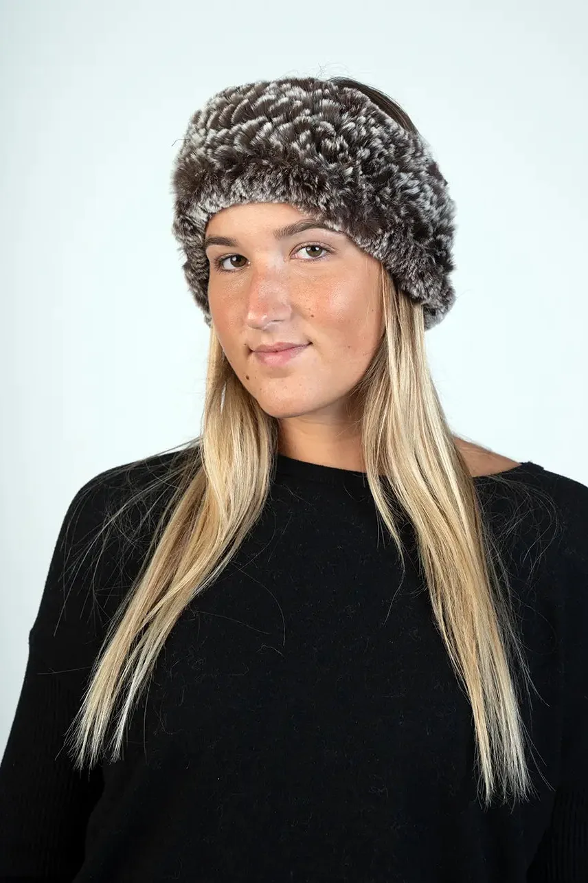 Dyed Knitted Rex Headband
