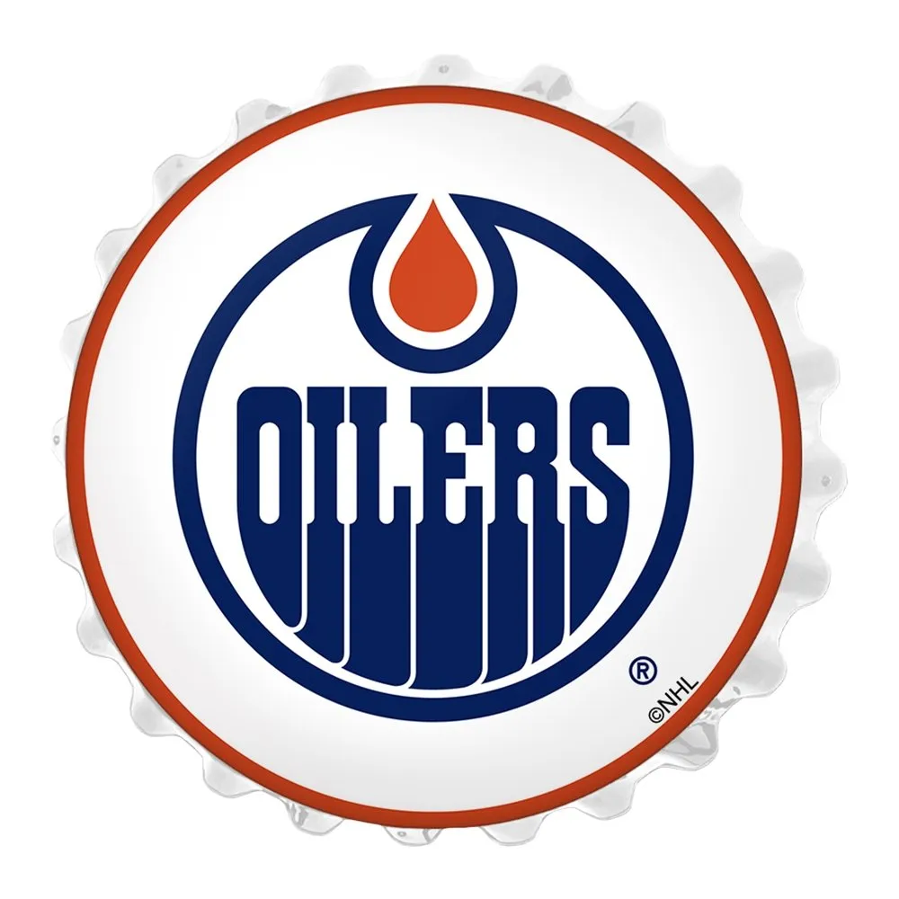 Edmonton Oilers: Bottle Cap Wall Light