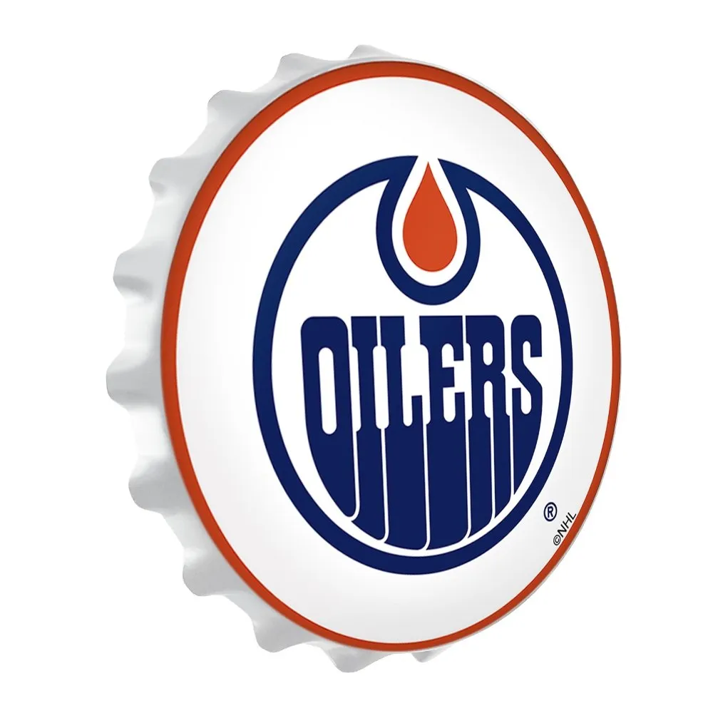 Edmonton Oilers: Bottle Cap Wall Light