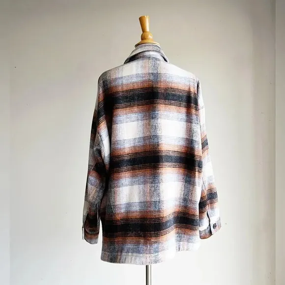 ELAN | Riley Plaid Shacket | M