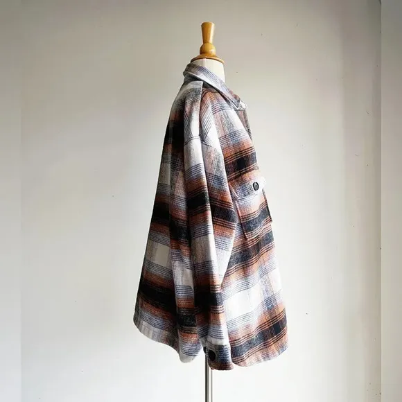 ELAN | Riley Plaid Shacket | M