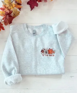 Embroidered Womens Fall Sweatshirt
