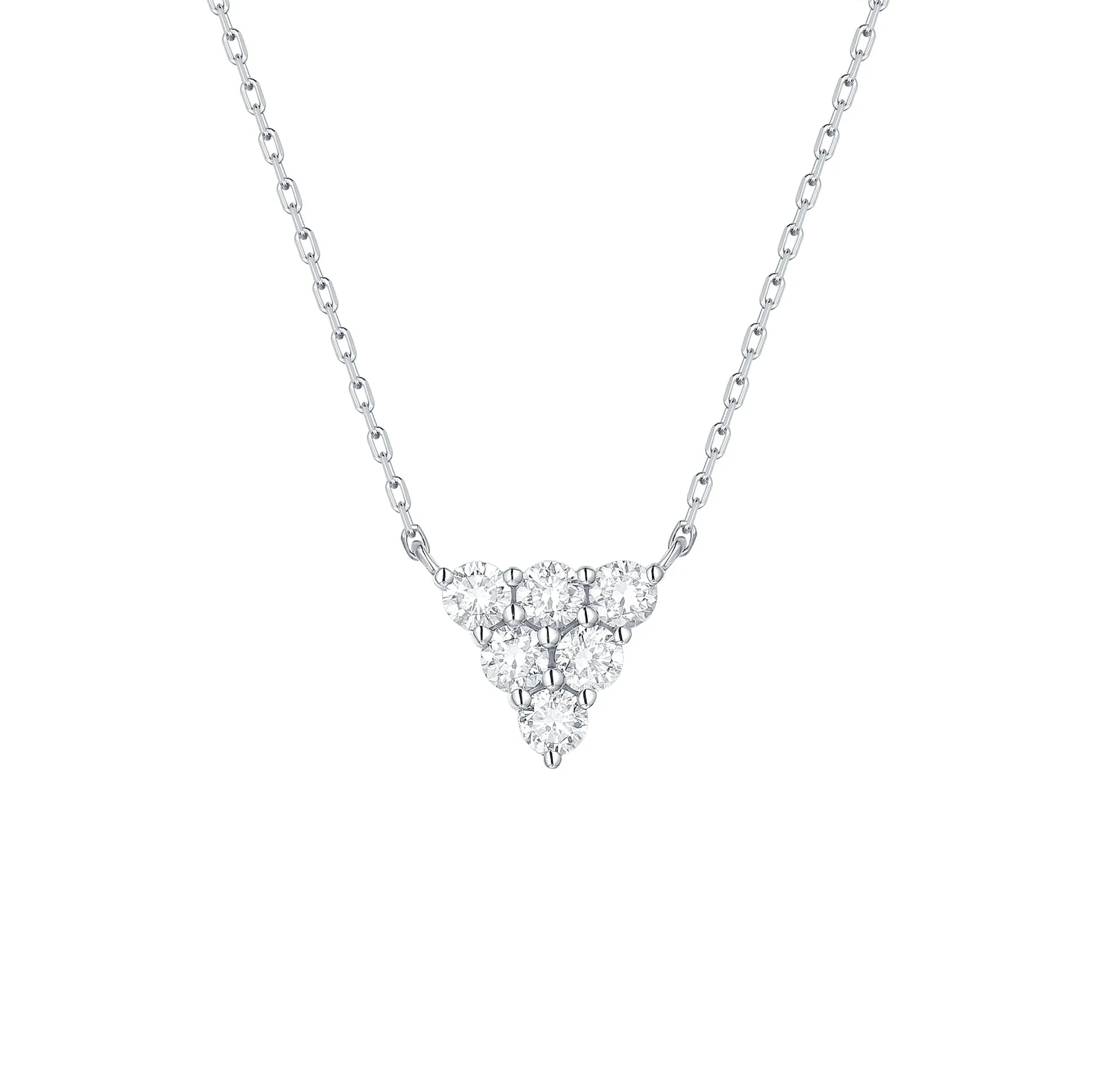 Essentials 0.34ct Petite Necklace <br> NL-00307WHT