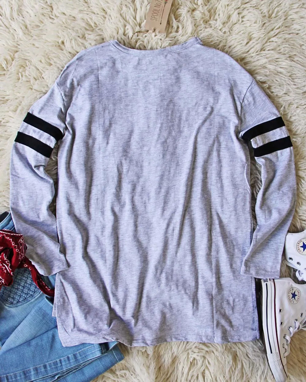 Everyday Cozy Tee in Gray