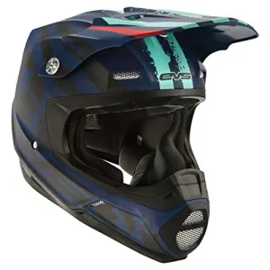 EVS T5 Grappler Adult Off-Road Motorcycle Helmet - Matte Dark Blue / Medium