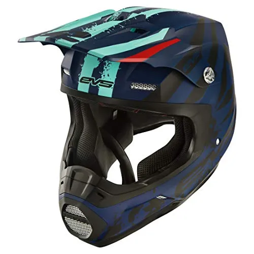 EVS T5 Grappler Adult Off-Road Motorcycle Helmet - Matte Dark Blue / Medium