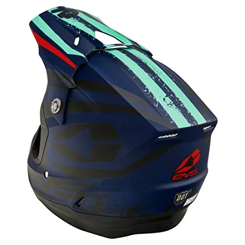 EVS T5 Grappler Adult Off-Road Motorcycle Helmet - Matte Dark Blue / Medium