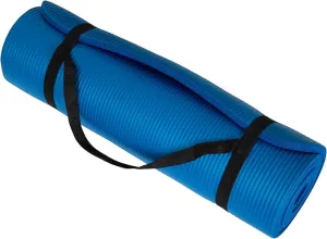 Extra-Thick Yoga Mat - Durable Comfort Non-Slip Foam Workout Mat for Fitness, Pilates, and Floor Exercises with Carrying Strap by Wakeman