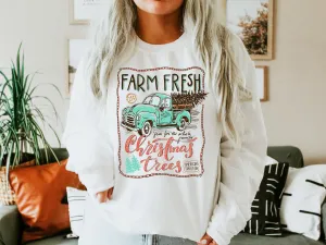 Farm Fresh Pumpkins Holiday Sweatshirt