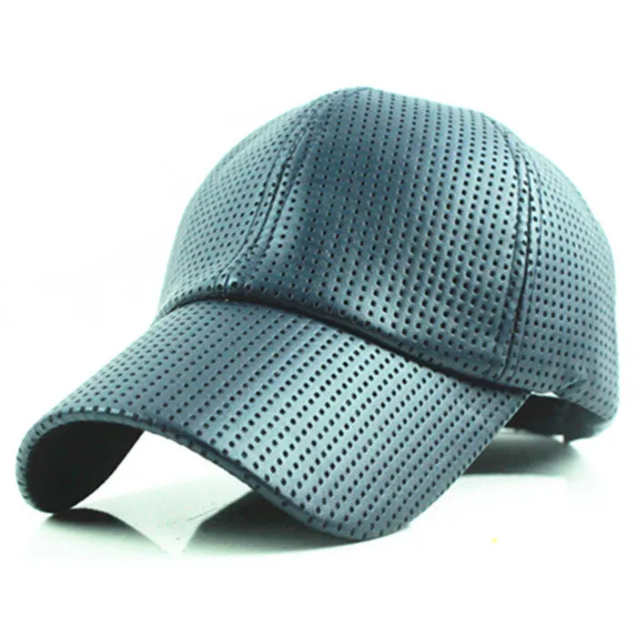 fashion Baseball Cap women fall faux Leather cap hip hop snapback Hats For men winter hat for women