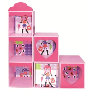 Fashion Girls Shelf and Stacking Storage Units