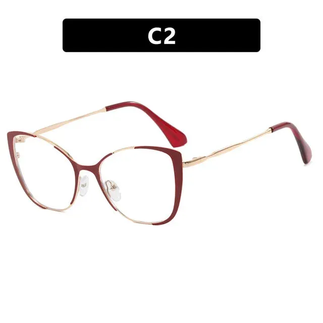 Fashion Women Anti-Blue Light Cat Eye Glasses