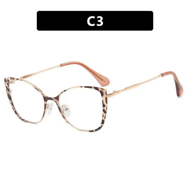 Fashion Women Anti-Blue Light Cat Eye Glasses