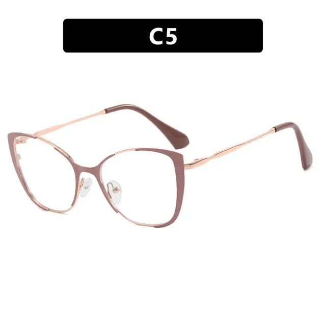Fashion Women Anti-Blue Light Cat Eye Glasses