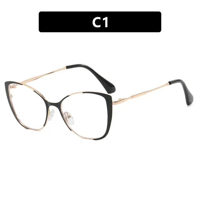 Fashion Women Anti-Blue Light Cat Eye Glasses