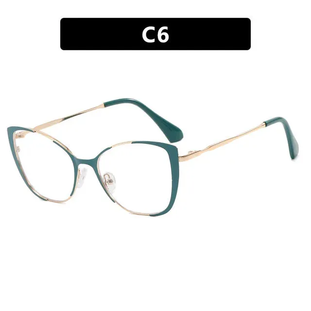 Fashion Women Anti-Blue Light Cat Eye Glasses