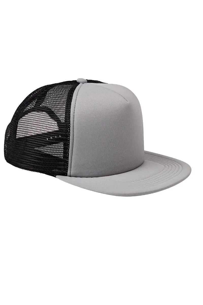 Faux Patch Retro Take It Easy Transfer Foam Front Mesh Trucker Cap