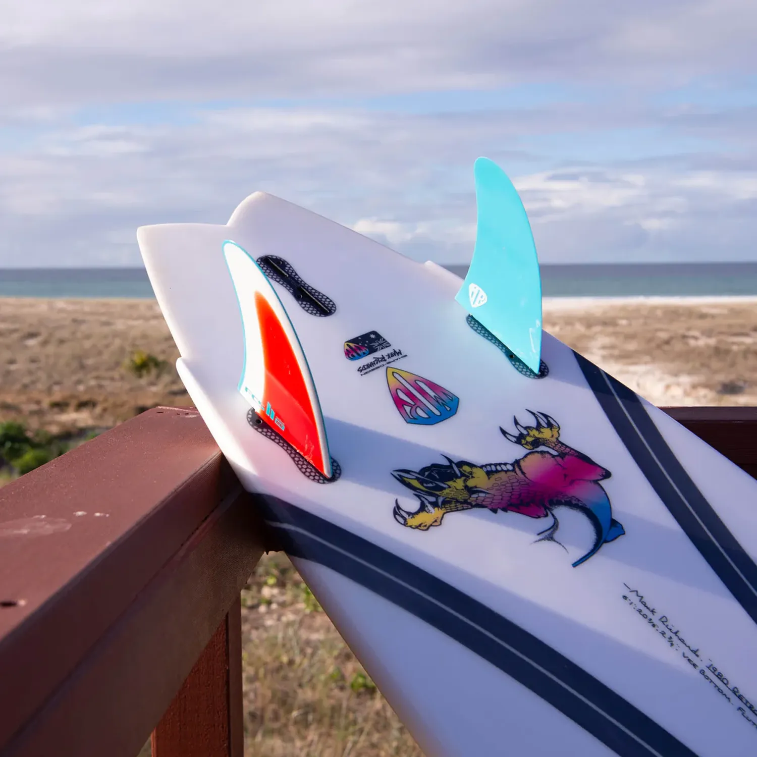 FCS II MR FREERIDE PC TWIN L-XL - BLUE/RED/WHITE