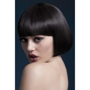Fever Mia Wig - Brown, Short Bob with Fringe